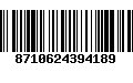 Código de Barras 8710624394189