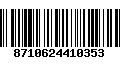 Código de Barras 8710624410353