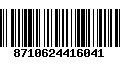 Código de Barras 8710624416041