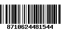 Código de Barras 8710624481544