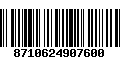 Código de Barras 8710624907600