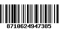 Código de Barras 8710624947385