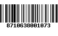 Código de Barras 8710638001073