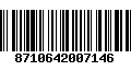 Código de Barras 8710642007146