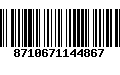 Código de Barras 8710671144867