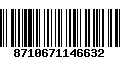 Código de Barras 8710671146632