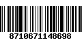 Código de Barras 8710671148698