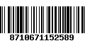 Código de Barras 8710671152589