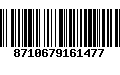 Código de Barras 8710679161477