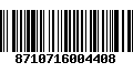 Código de Barras 8710716004408