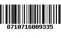 Código de Barras 8710716009335