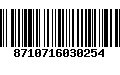 Código de Barras 8710716030254