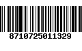 Código de Barras 8710725011329