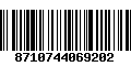 Código de Barras 8710744069202