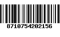 Código de Barras 8710754202156