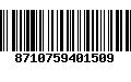 Código de Barras 8710759401509