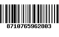 Código de Barras 8710765962803