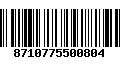 Código de Barras 8710775500804