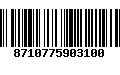 Código de Barras 8710775903100