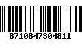 Código de Barras 8710847304811