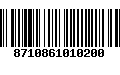 Código de Barras 8710861010200