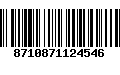 Código de Barras 8710871124546