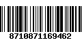 Código de Barras 8710871169462