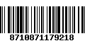 Código de Barras 8710871179218