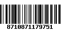 Código de Barras 8710871179751