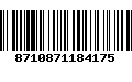 Código de Barras 8710871184175