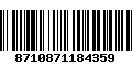 Código de Barras 8710871184359