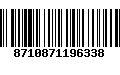 Código de Barras 8710871196338