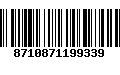 Código de Barras 8710871199339