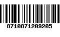 Código de Barras 8710871209205