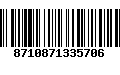 Código de Barras 8710871335706