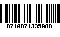 Código de Barras 8710871335980