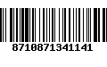 Código de Barras 8710871341141