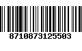 Código de Barras 8710873125503