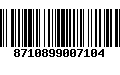 Código de Barras 8710899007104