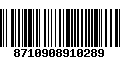 Código de Barras 8710908910289