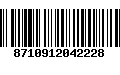 Código de Barras 8710912042228