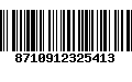 Código de Barras 8710912325413