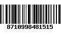 Código de Barras 8710998481515