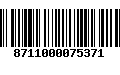 Código de Barras 8711000075371