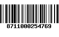 Código de Barras 8711000254769