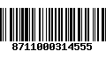 Código de Barras 8711000314555