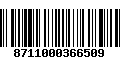 Código de Barras 8711000366509