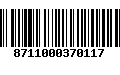 Código de Barras 8711000370117