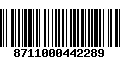 Código de Barras 8711000442289