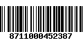 Código de Barras 8711000452387